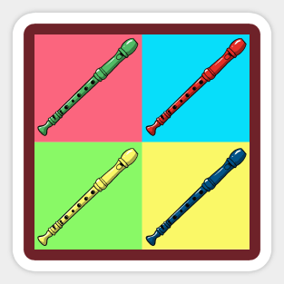 Pop Recorder Sticker